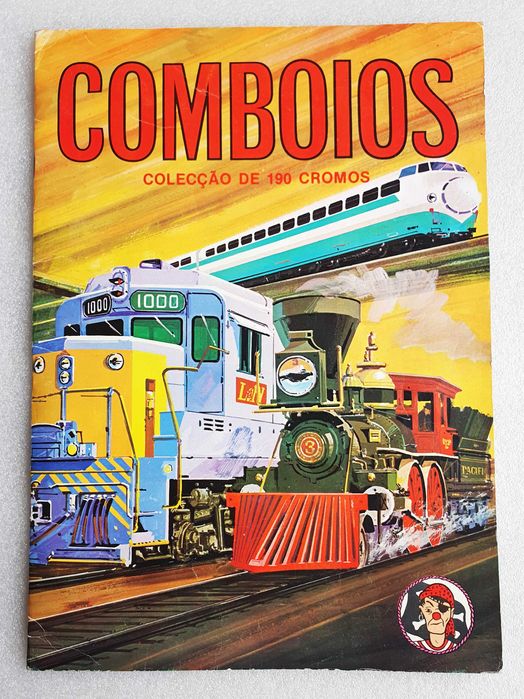 Caderneta Completa "Comboios" das Pastilhas Pirata ~ anos 70 ~ RARA