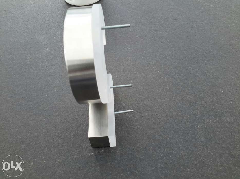 Números residenciais de Inox - Nr. 2 em 3D para Portas ou Entradas