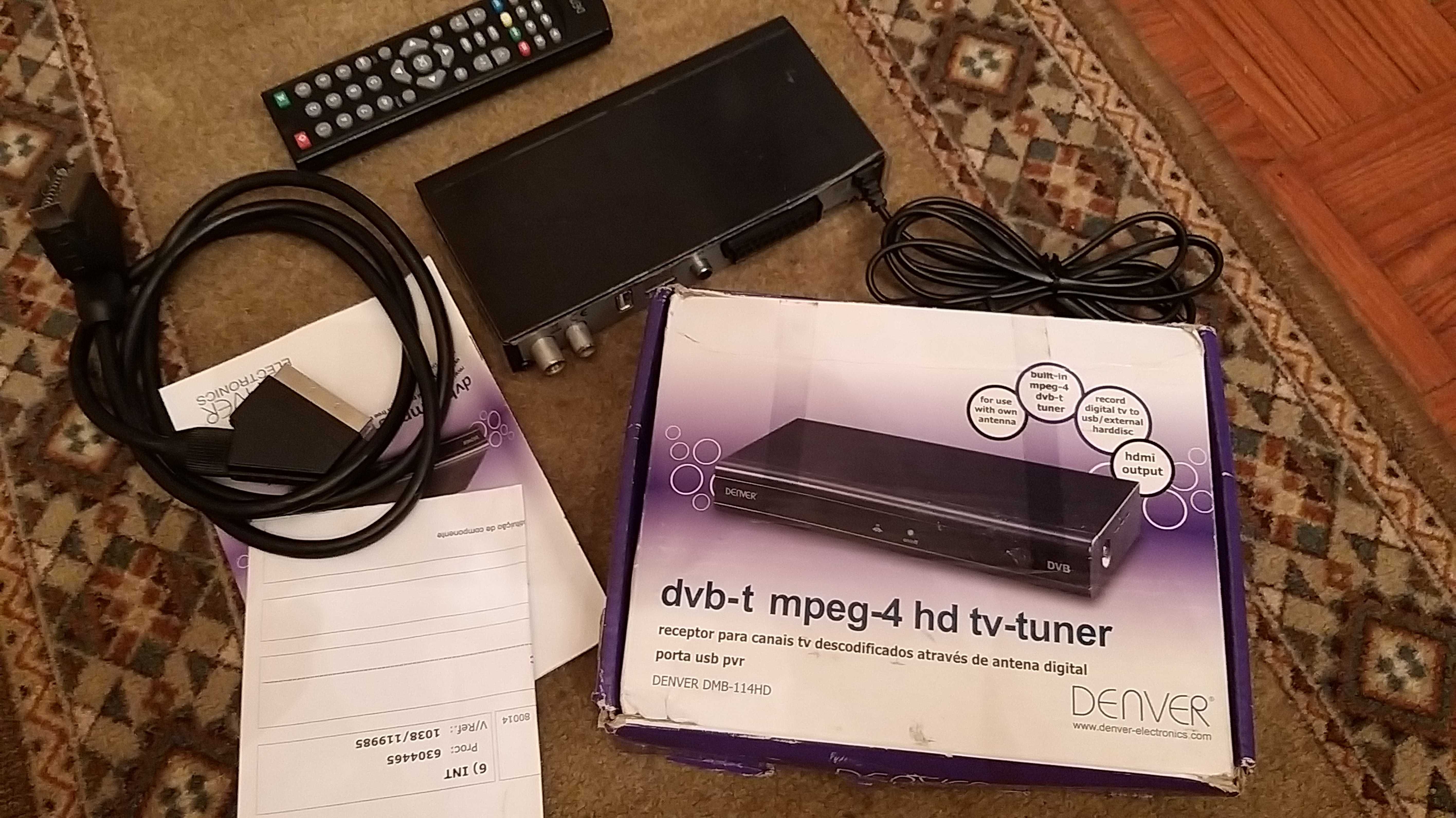 aparelho TDT Denver DMB-114 HD