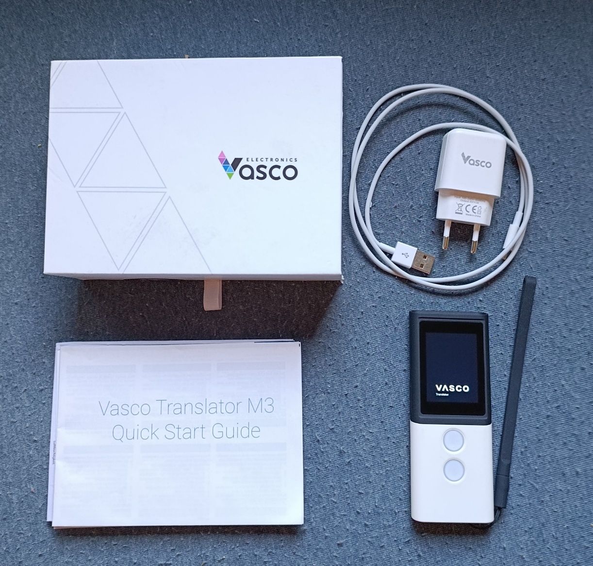 Vasco M3 white translator tłumacz mowy.