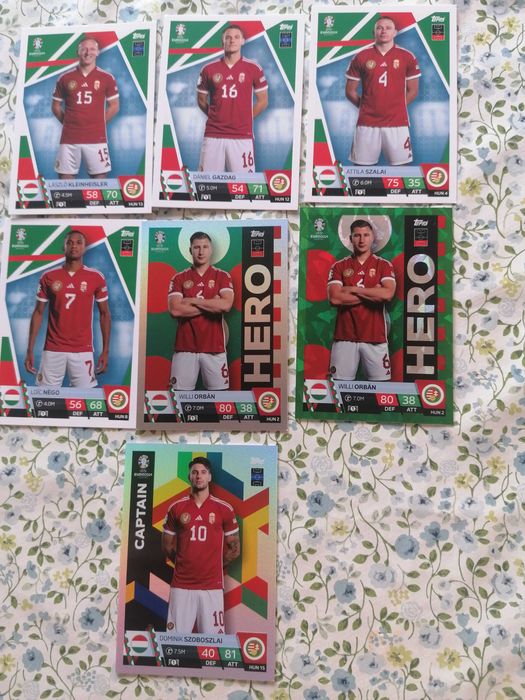 Karty piłkarskie Match Attax 2024 Euro Węgry
