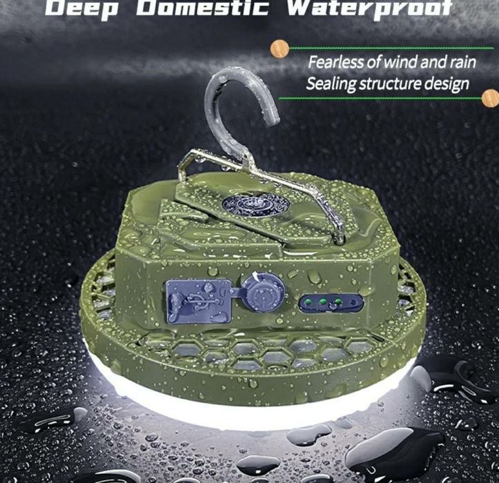 Светильник MOS 14 Green Led лампа светодиодная павербанк фонарь 30 Вт