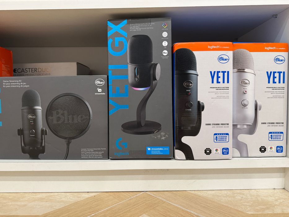 Мікрофон USB Premium logitech blue Yeti Blue студійний 988-000100
