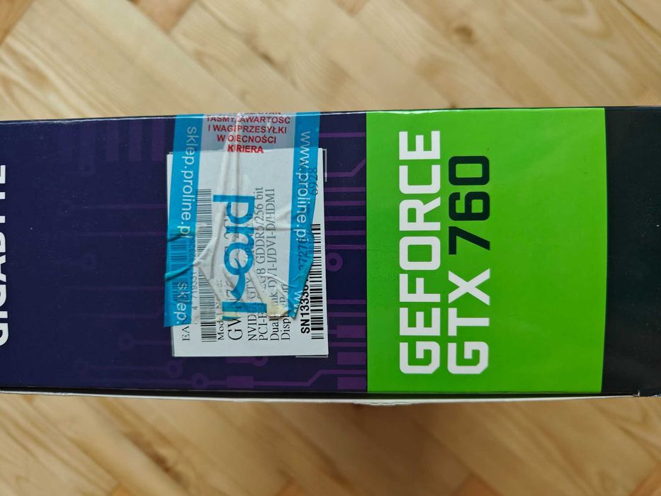 Gigabyte GeForce GTX 760 WindForce OC 2GB – uszkodzona / na części