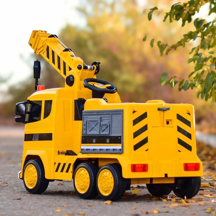 TIR SCANIA R500 DŹWIG ŻURAW Ciągnik Elektryczny Auto Akumulator DZIECI