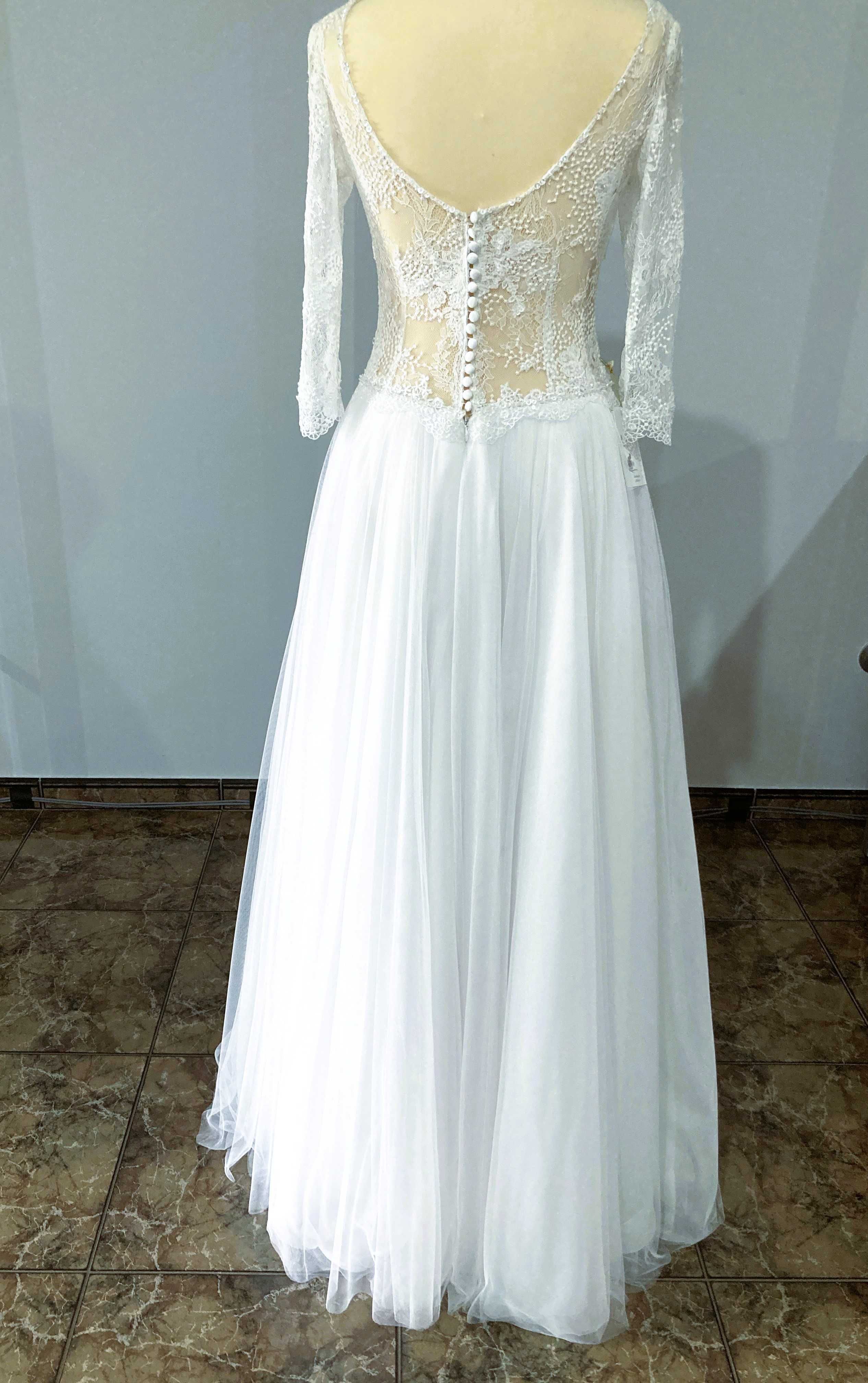 Nowa suknia ślubna Katla biała r. 38
