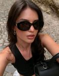 Opis! Inspirowane CELINE ysl Okulary przeciwsłoneczne damskie czarne