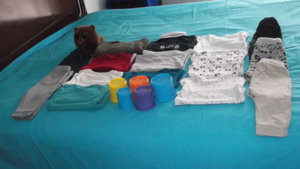 lote de roupa de menino os copos
