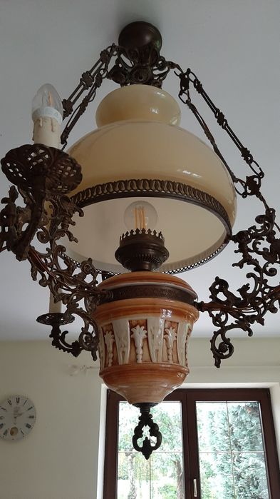 Retro lampa zyrandol vintage antyk