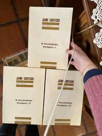 conjunto 3 livros de Jaime cortesão -  Obras Completas - Os Descobrimentos Portugueses