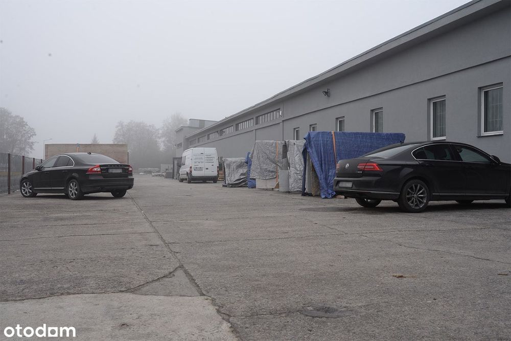 Sprzedam: hala + biura 745 m², działka 9097 m² – logistyczny potencjał