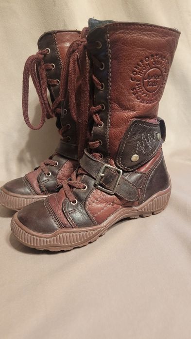 Lasocki długie kozaki ze skóry, r. 28