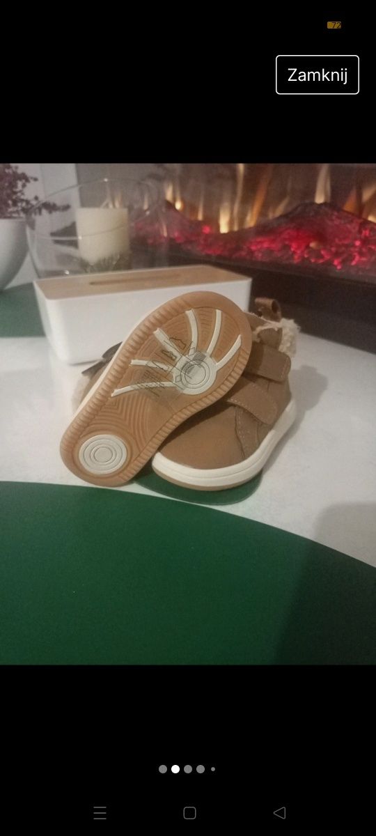 Buty dziecięce zimowe H&M rozmiar 18/19