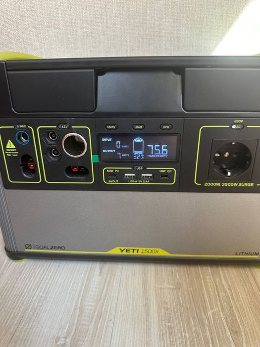 Yeti 1500x джерело живлення