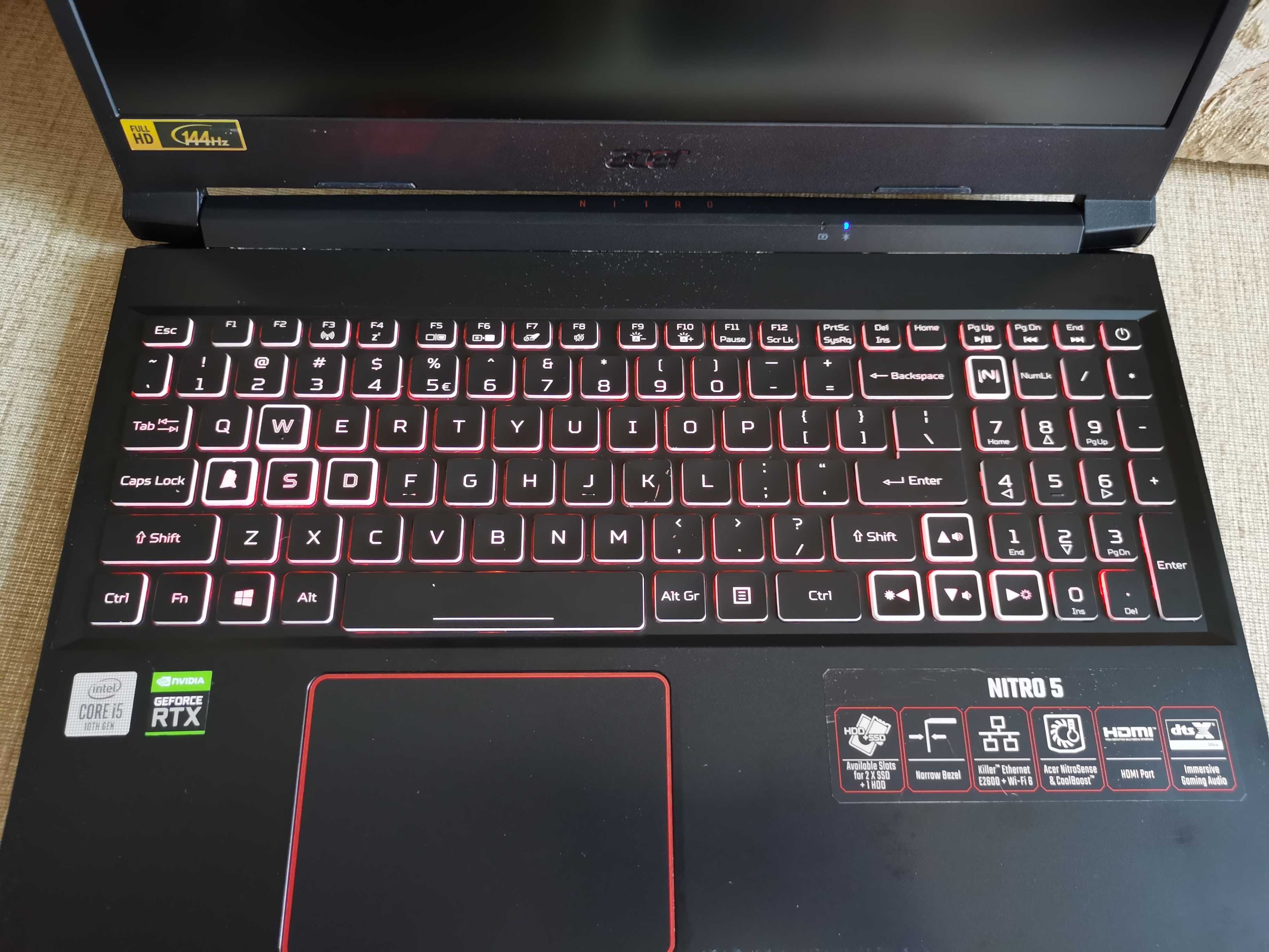 Ноутбук ігровий Acer Nirto 5 AN515-55-77MM Опис!