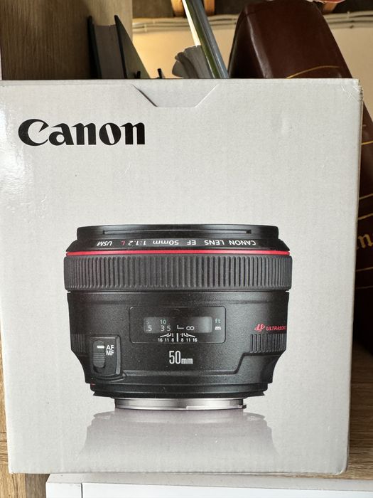 Обʼєктив Canon ef 50mm f1.2 l usm