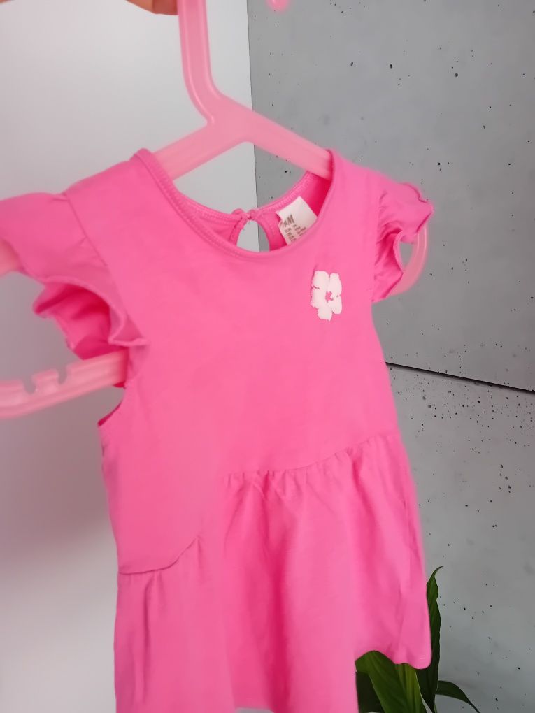 Sukienka r.74 H&M letnia zwiewna niemowlęca