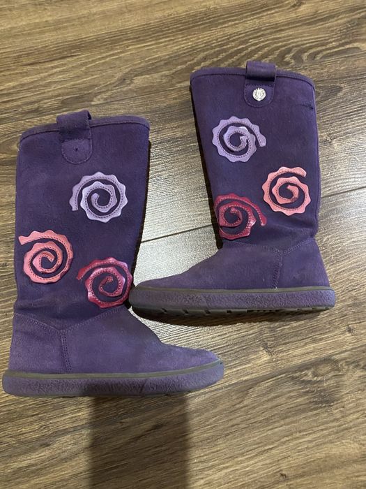 Зимові чоботи, сапожки для дівчинки 27 р.