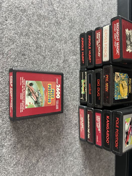 #1520 Pole position gra atari 2600 cartridge dyskietka