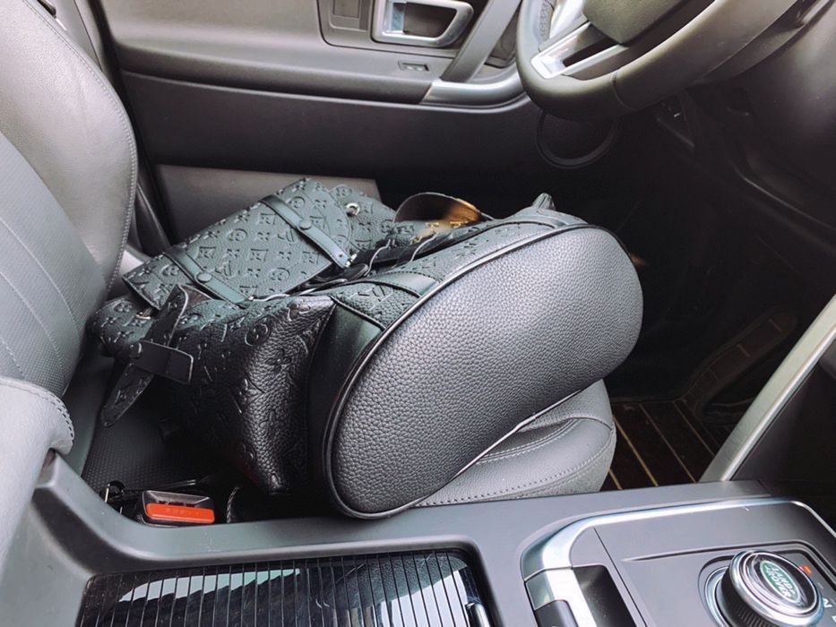 Louis Vuitton christopher мужской рюкзак портфель ранец черный