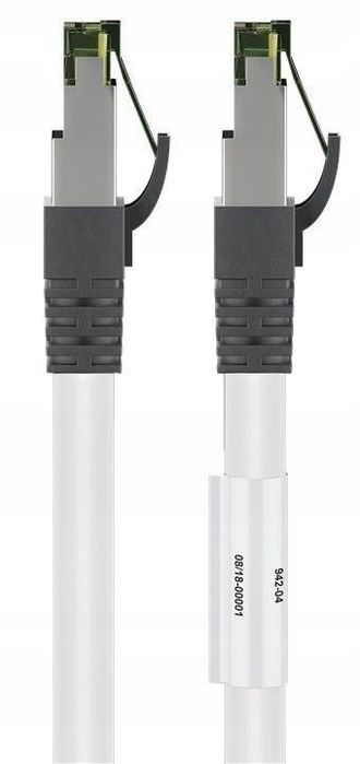 patchcord s/ftp goobay rj45 3 m szary cat 8.1 standard 25/40g base-t