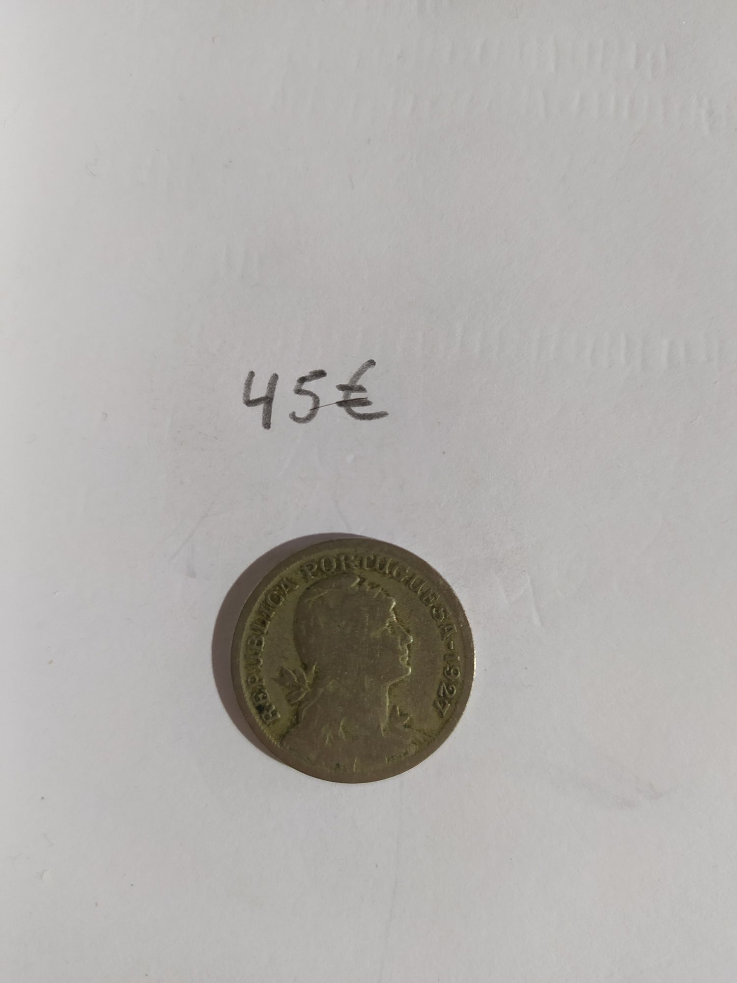 Moeda de 50 centavos do ano 1927