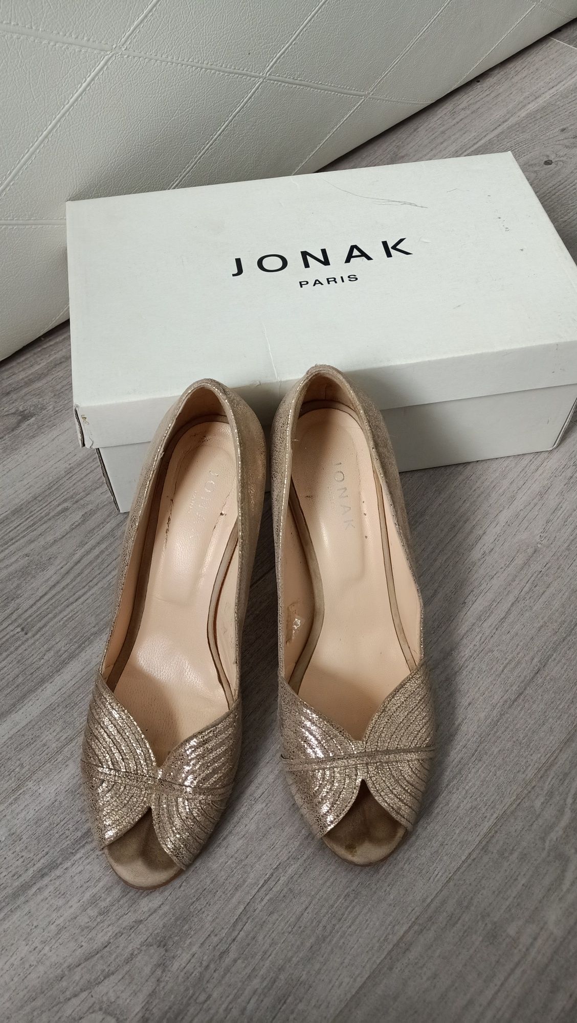 Buty na obcasie Jonak Paris