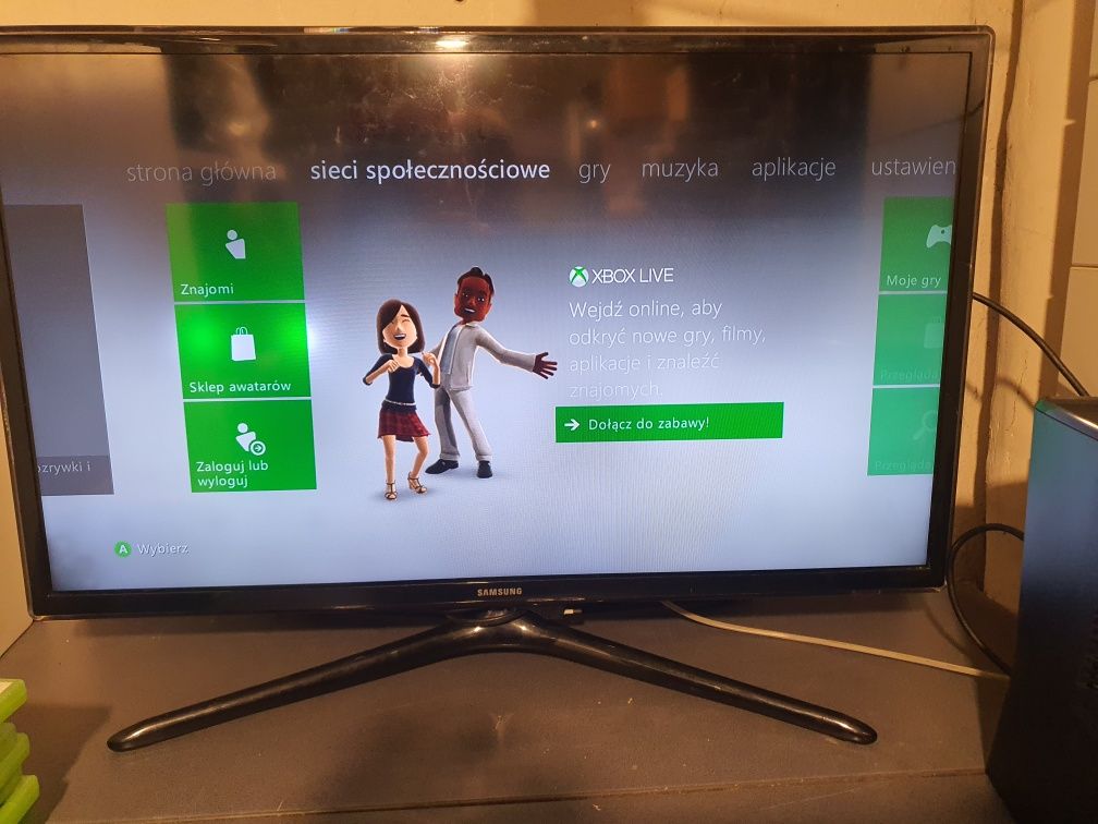 Xbox 360 kinect pad telewizor led bogaty zestaw  Zamiana