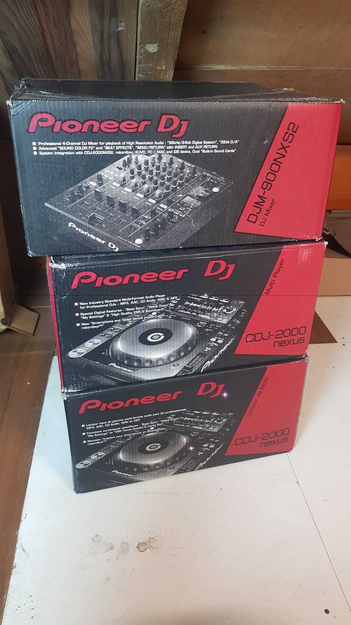 Pioneer CDJ 2000 nexus + DJM 900 nexus SRT Serato & Rekordbox + Case
