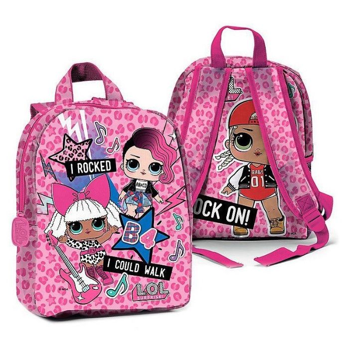 mochilas reversiveis lol e minnie