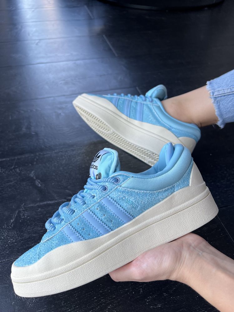 (БЕЗ ПЕРЕДОПЛАТИ) adidas campus 00s унісекс кампус white pink blue