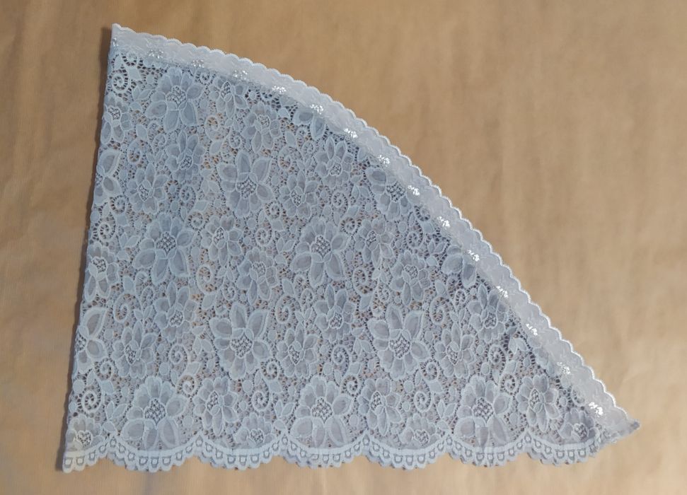 Mantylka damska szara Nakrycie głowy na Mszę Św. Trydencką