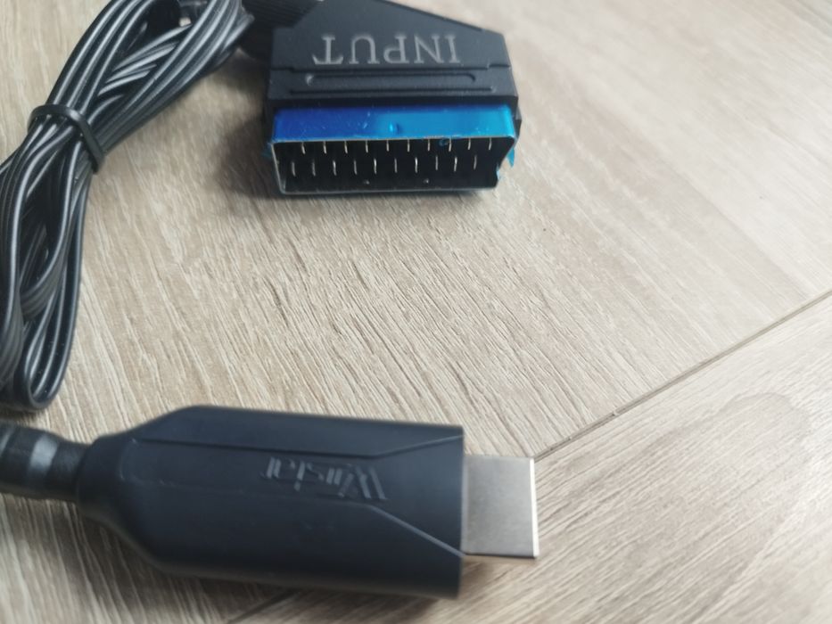 Kabel adapter konwerter z Euro Scart do HDMI