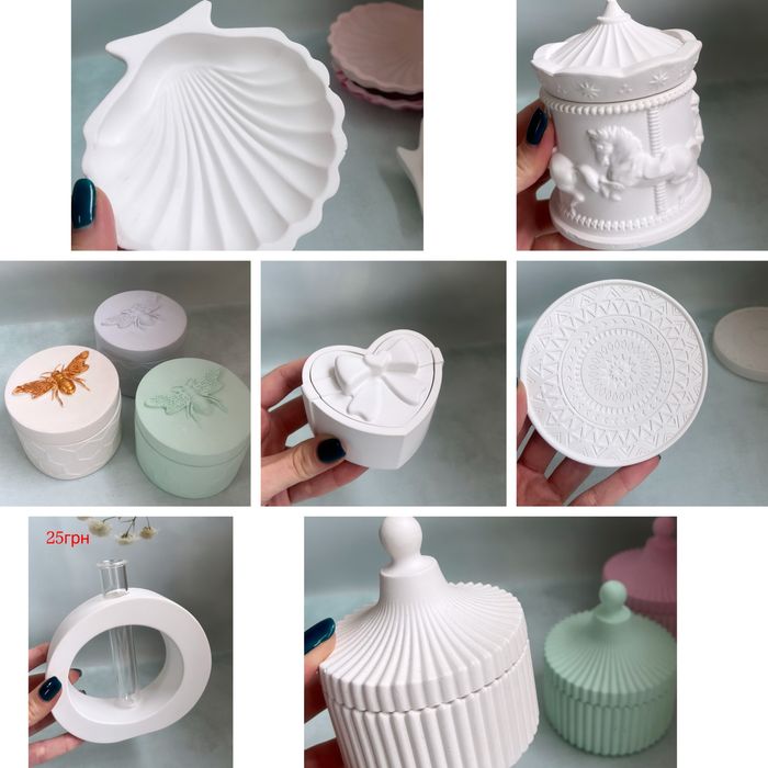 Опт, гіпсові вироби, кашпо