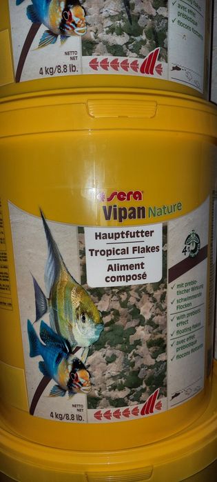 Sera Vipan Nature 20л. 4кг. И много других кормов для рыб