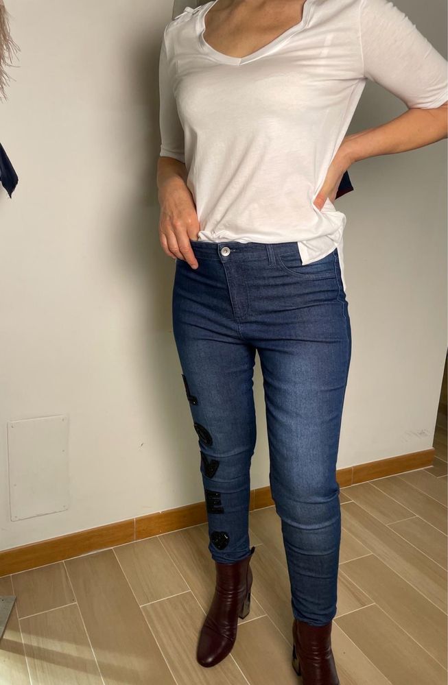 Стрейчеві джинси skinny італійського бренду calzedonia