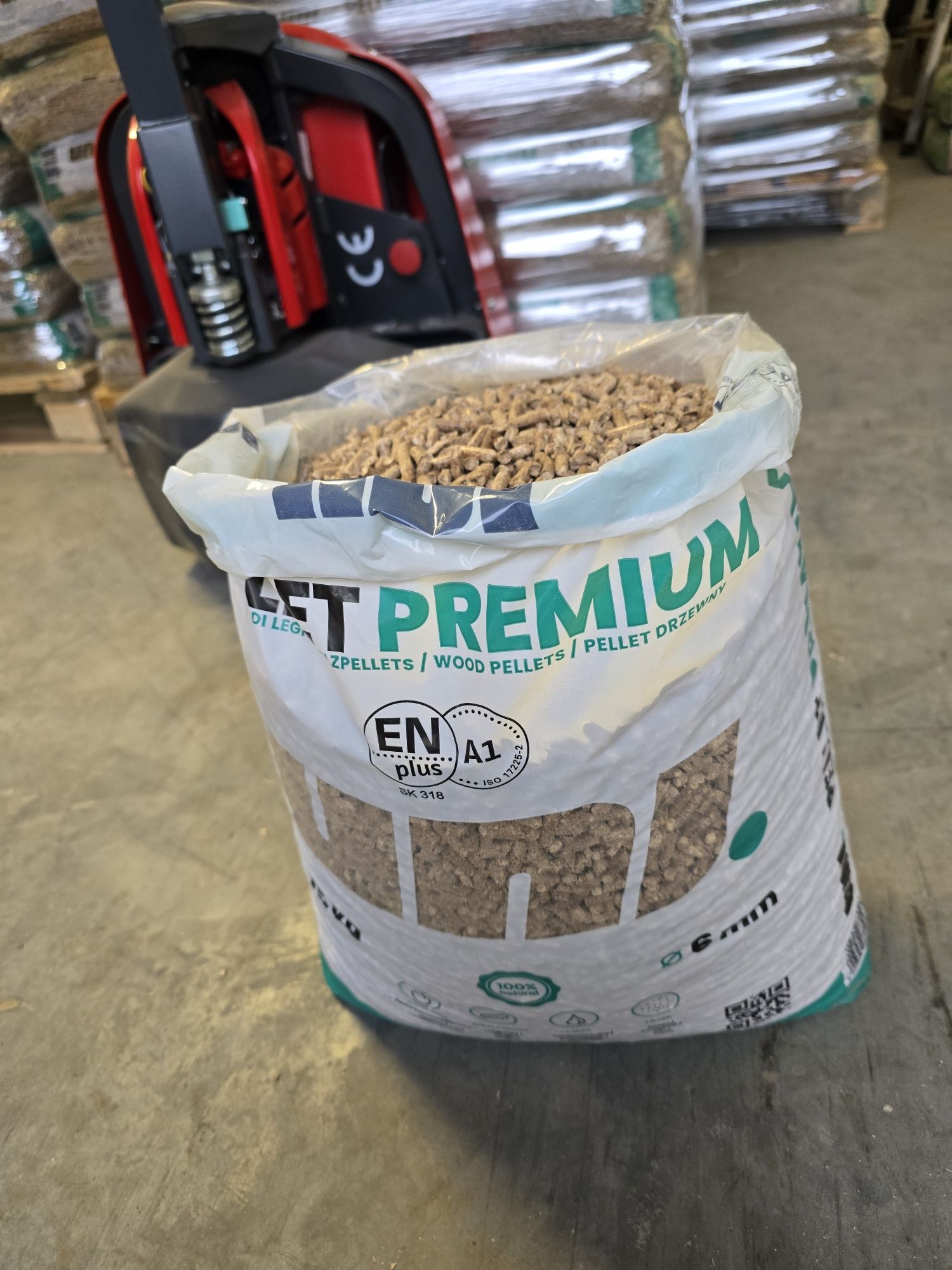 Uni pellet premium ENplus 975kg dostawa gratis