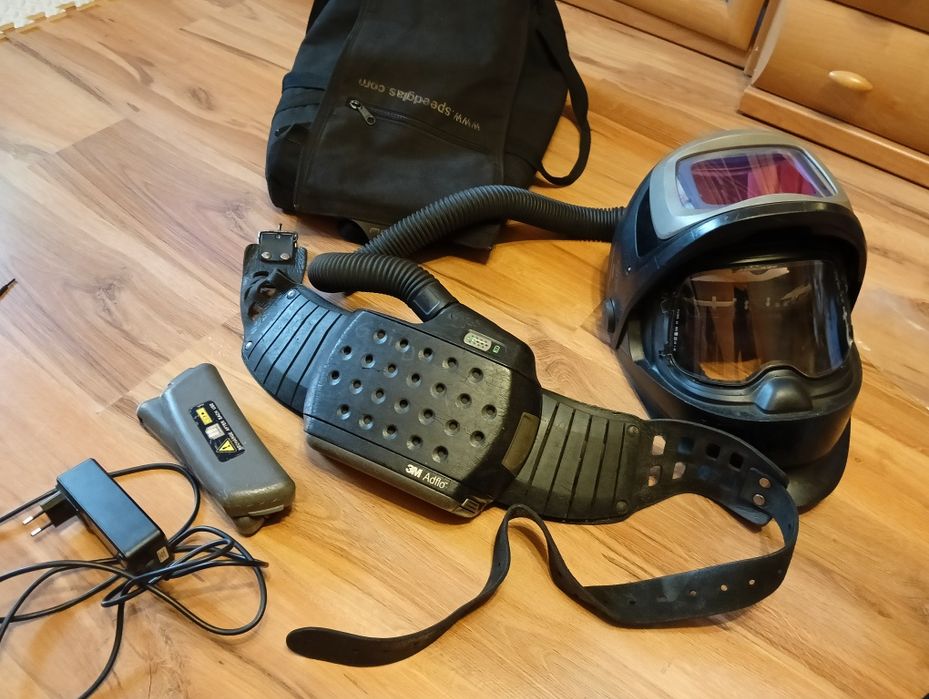 Przyłbica spawalnicza 3M Speedglas 9100FX + system filtrujący z dopływ