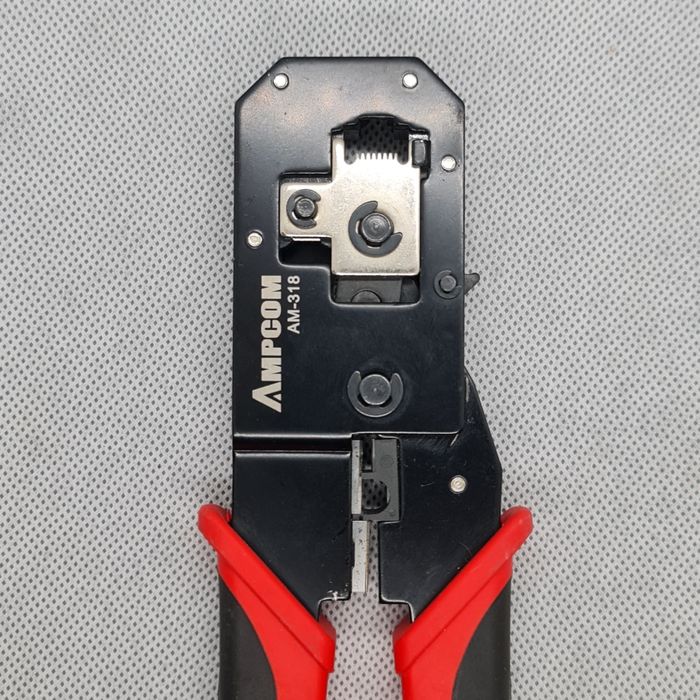 Alicate de cravar fichas RJ45