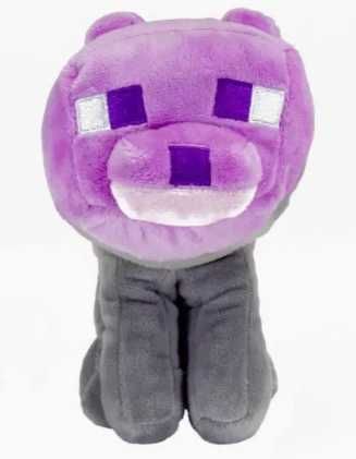 Фіолетовий Леопард (Забарвлений кіт) 23см майнкрафт Minecraft кот