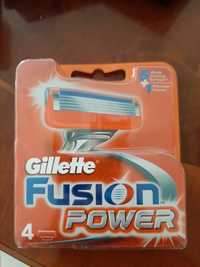 Gillette fusion power , 4 шт в уп.