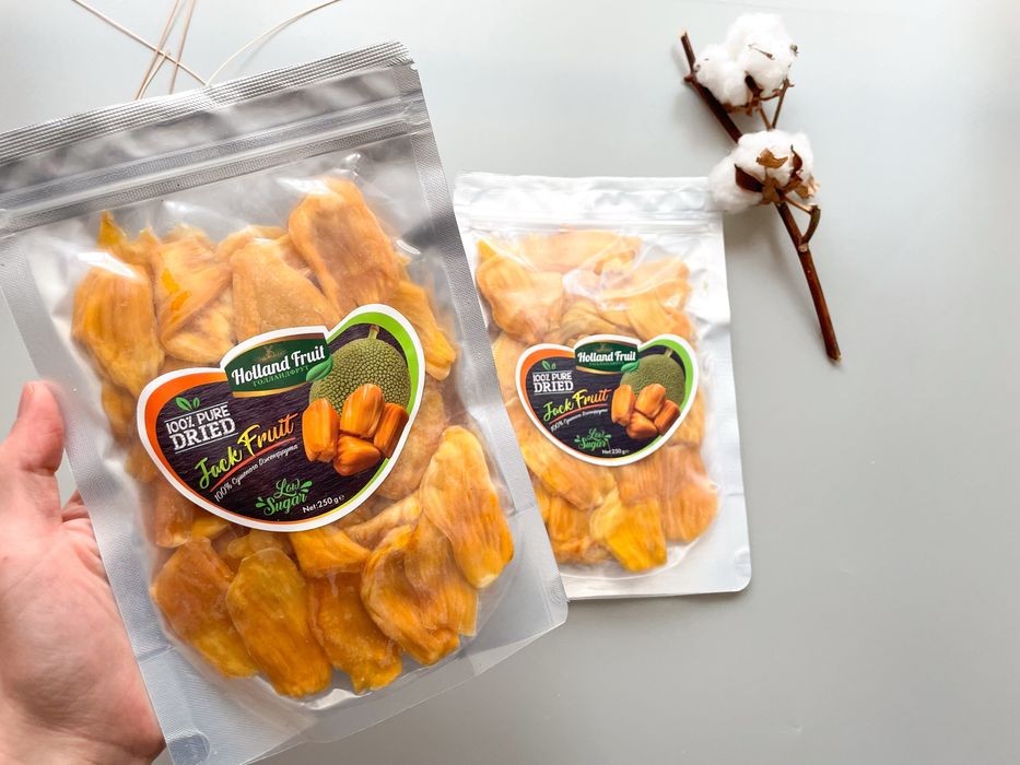 Джекфрут сушений без цукру. Екзотичні фрукти 250 г. Натуральні