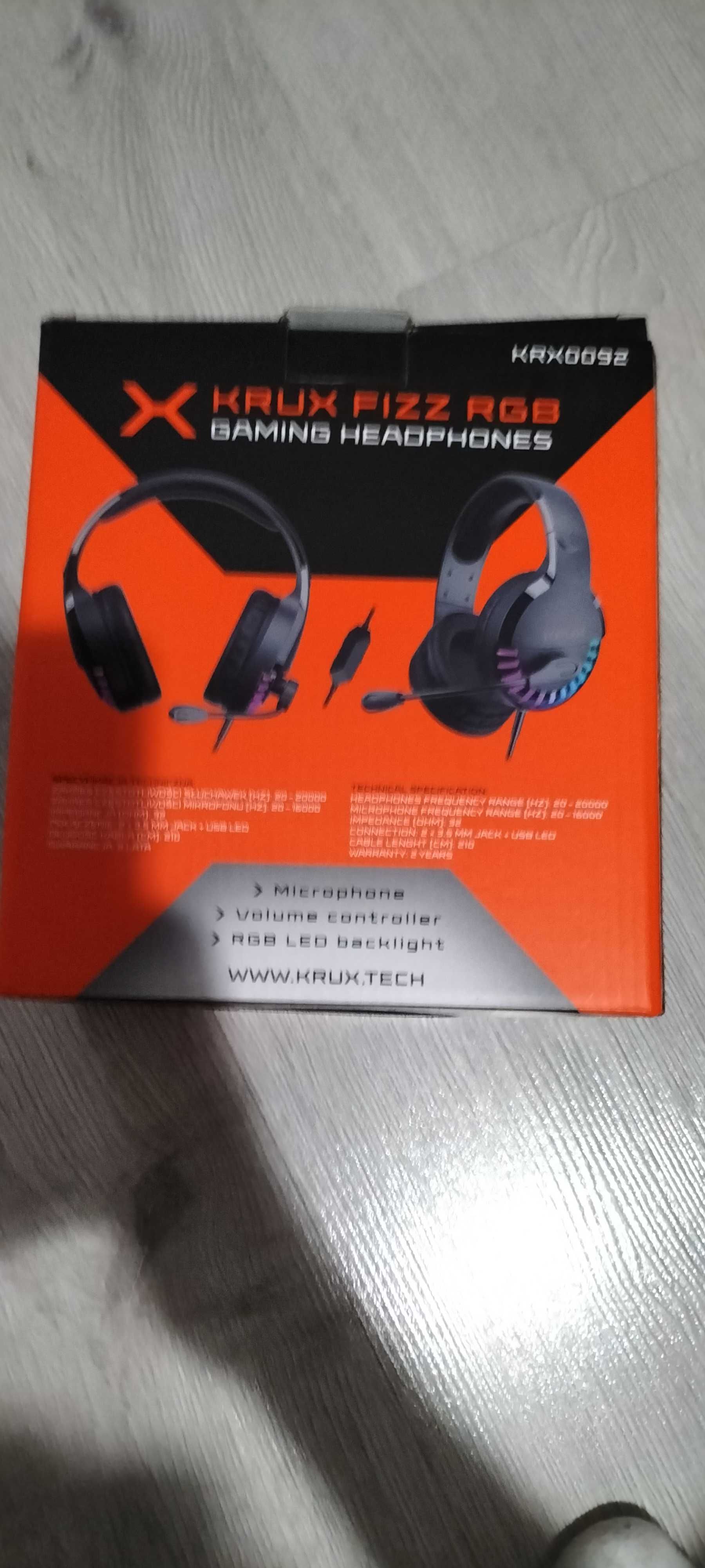 Słuchawki Krux Fizz RGB