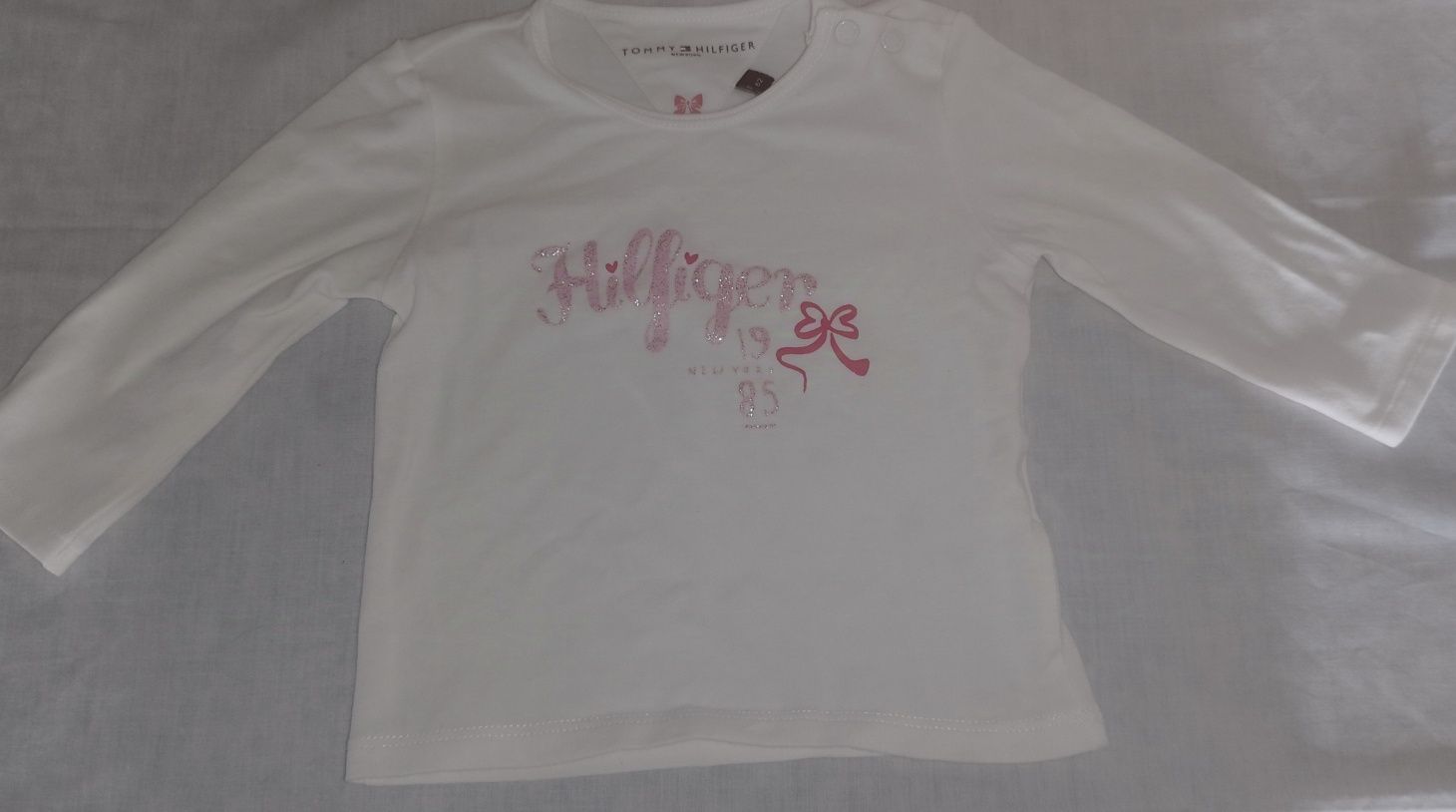 Camisola Tommy Hilfiger nova 0-3 meses