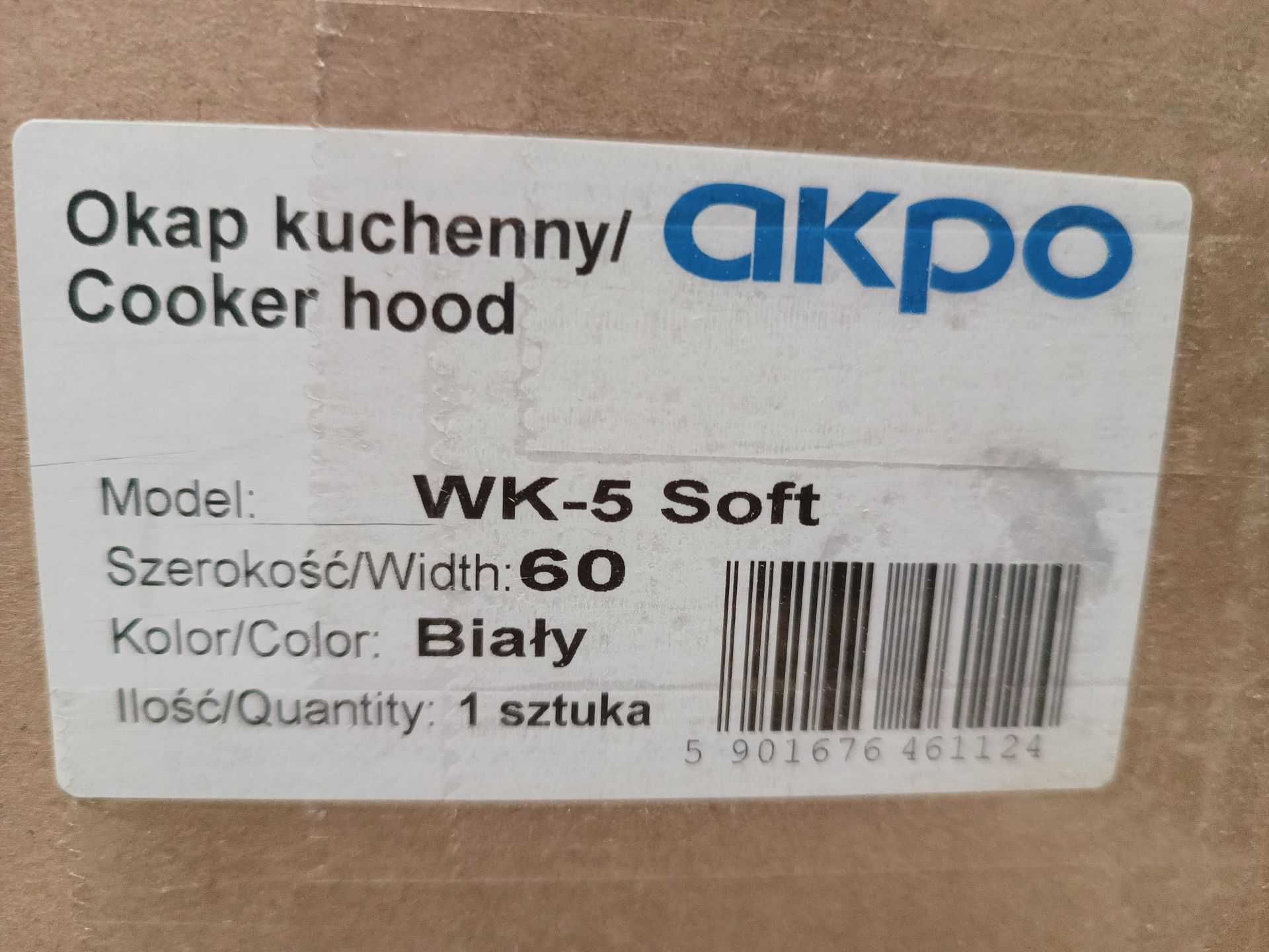 Okap kominowy AKPO WK-5 SOFT 60 BIAŁY