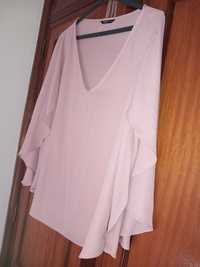 Blusa rosa carinho xxl