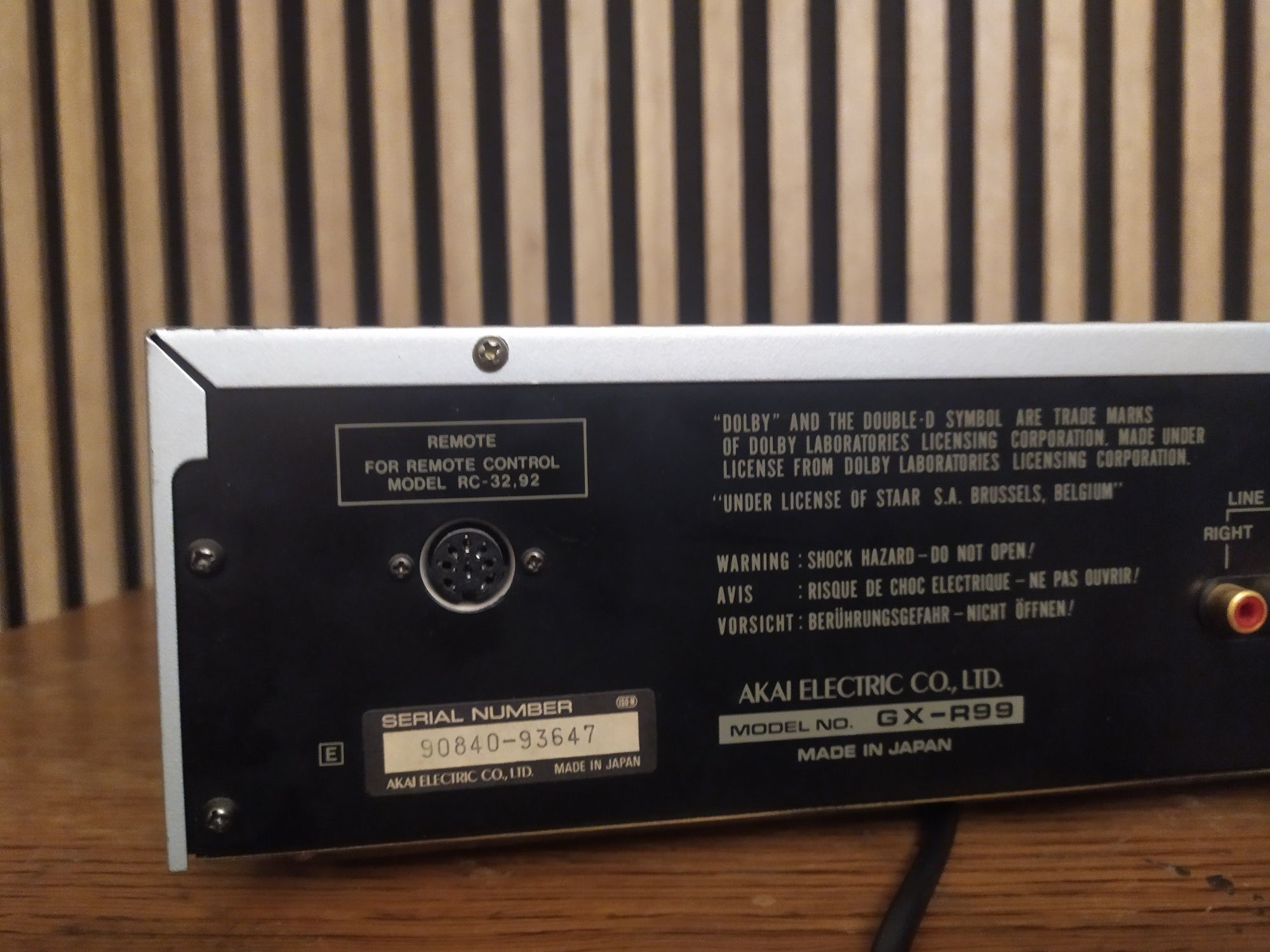 Akai GX R 99 made in Japan