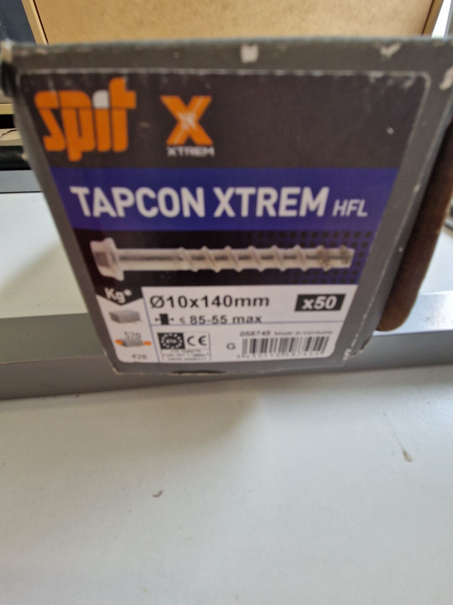 Kotwa wkręcana do betonu 10x140 Spit tapcon xtrem