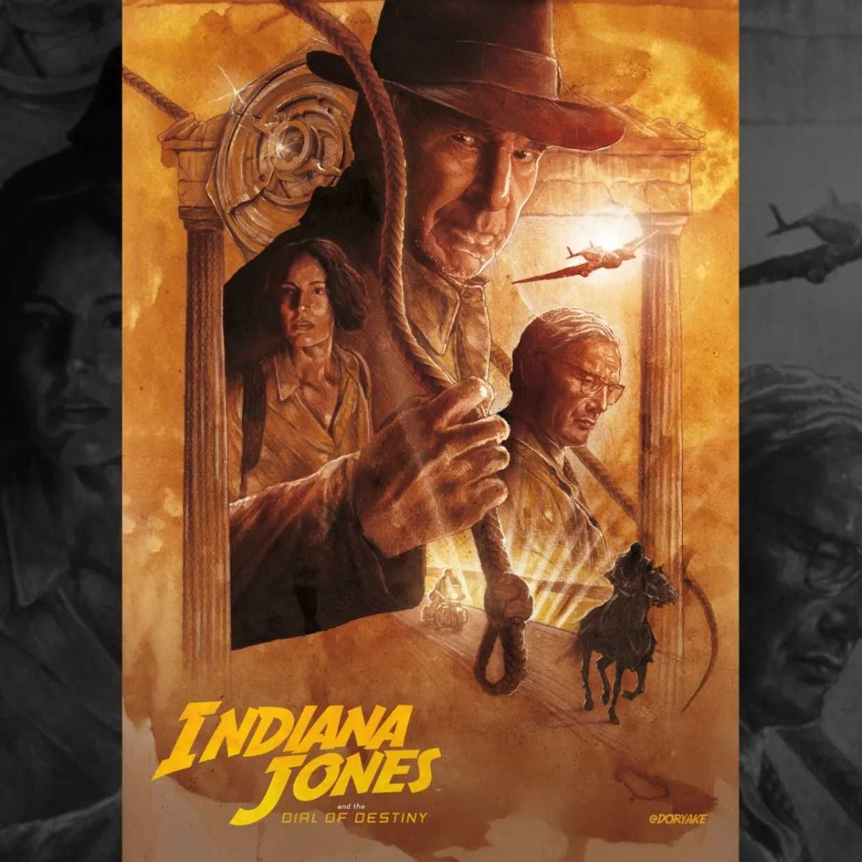 plakat "Indiana Jones i Artefakt Przeznaczenia"