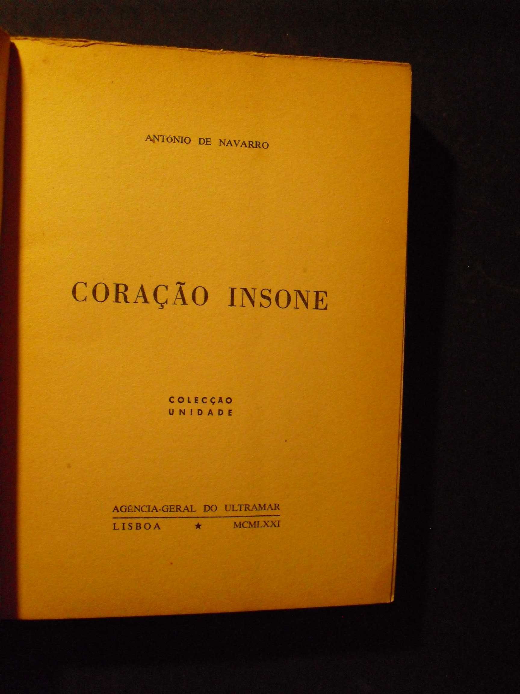 Navarro (António de);Coração Insone,Poesia;